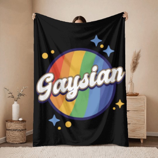 Radiant Pride Spectrum Throw Blankets