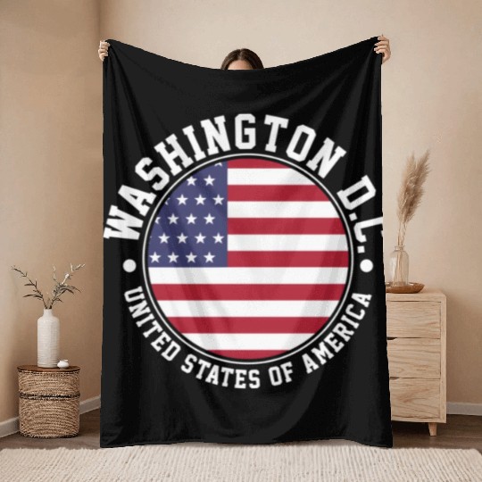 Washington Dc Throw Blankets