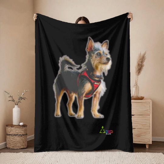 I support Larry s mom Throw Blankets
