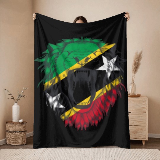 Saint Kitts and Nevis Throw Blankets