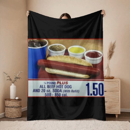 I Got That Dog In Me Funny Meme for HotDog Lover Throw Blankets