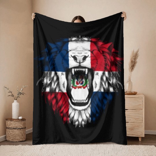Dominican Republic Throw Blankets