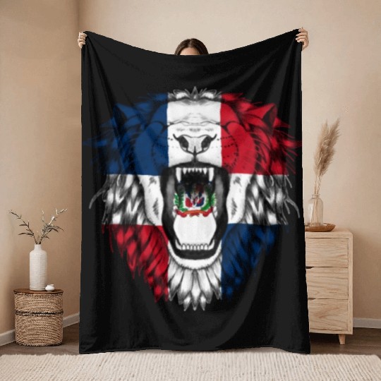 Dominican Republic Throw Blankets