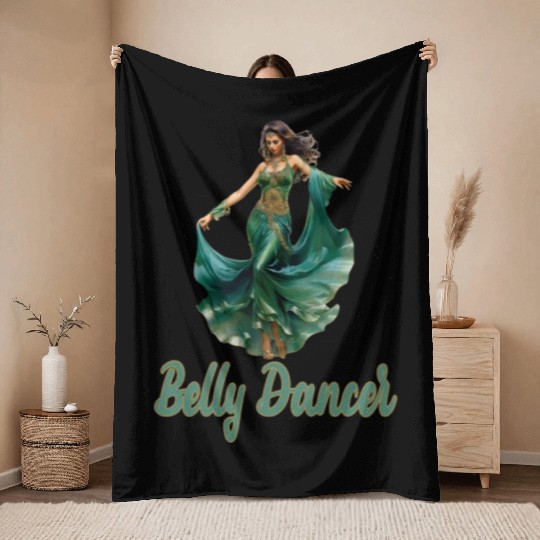 Belly Dancing Belly Dancer Belly Dance Classes Throw Blankets