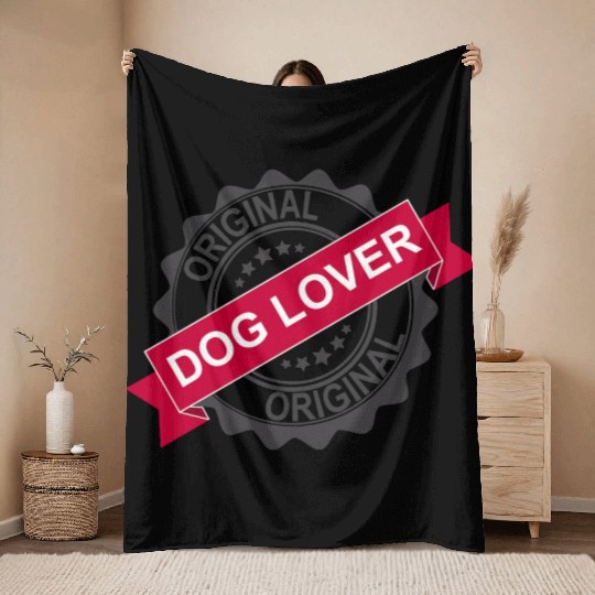 Original Dog lover Seal Throw Blankets