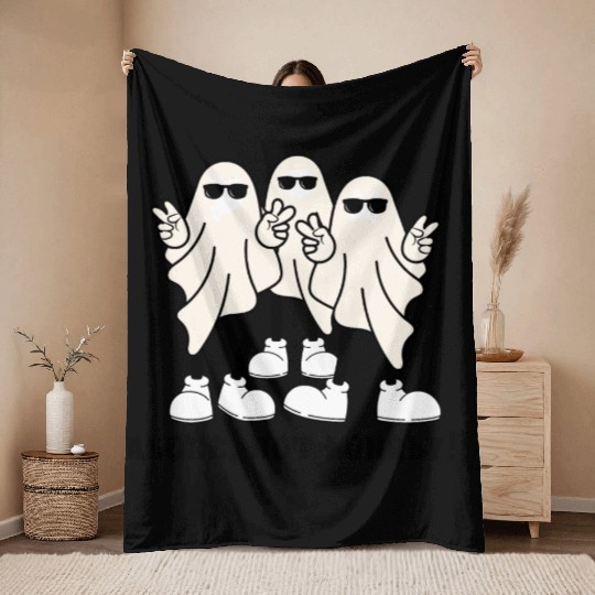 Alone, not lonely!!! Throw Blankets