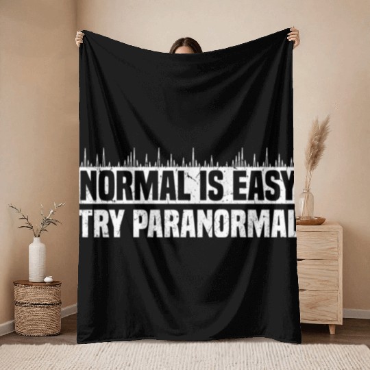 Gifts for Ghost Hunters | Paranormal Ghosts Throw Blankets