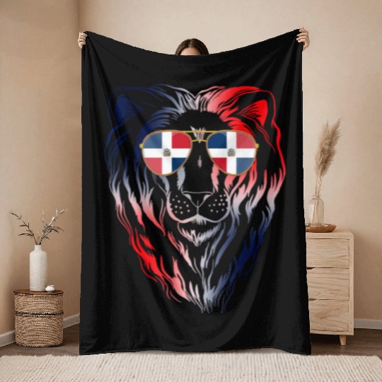 Dominican Republic Throw Blankets