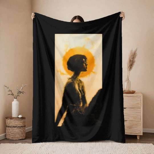 I'LL BACK MANIFEST Throw Blankets