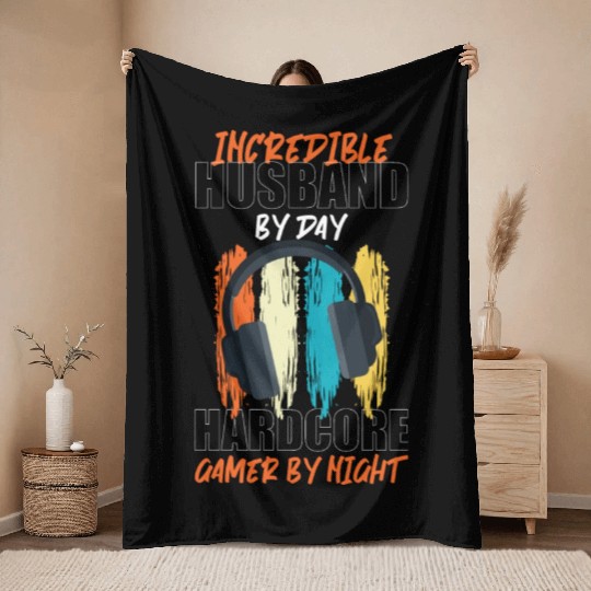 Pc Gamer Computer Game Legends Throw Blankets