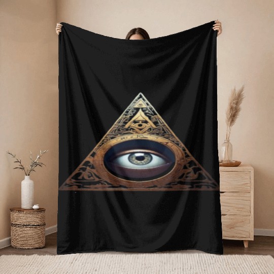 Picture with a conspiracy vibe. Throw Blankets