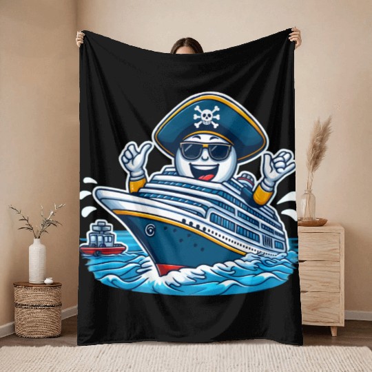 Ahoy, Laughter on the High Seas: A Hilarious Voya Throw Blankets