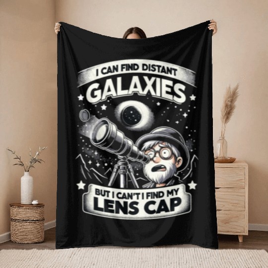 Astrophotography Astronomy Space Camera Star Watch Throw Blankets