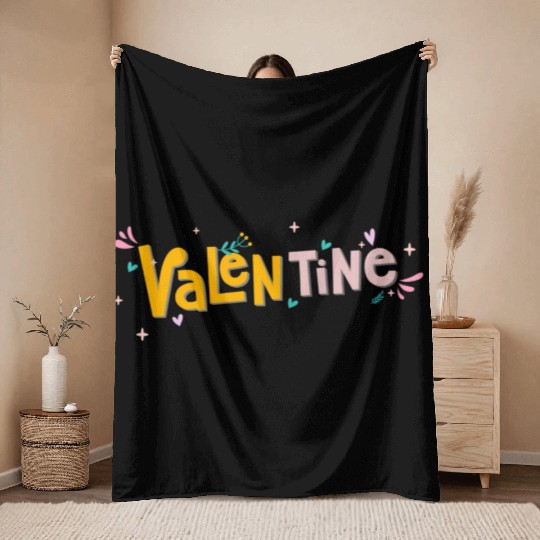 Valentine Days Throw Blankets