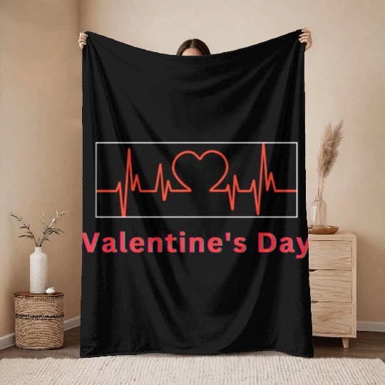 Valentine s Day Throw Blankets