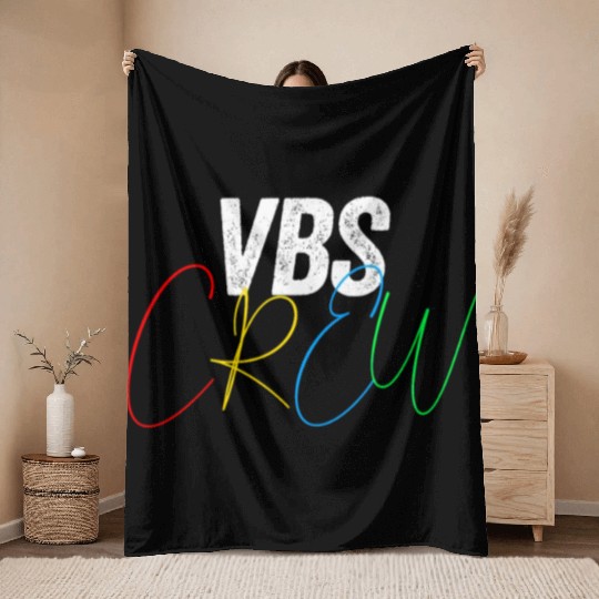 VBS Colorful Bible Vacation School Love Throw Blankets