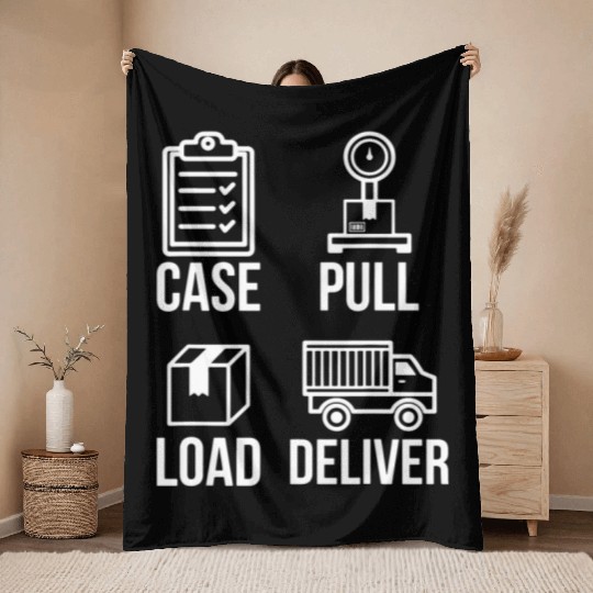 Ma lman Postal Worker Post Office Mail Carrier1 Throw Blankets