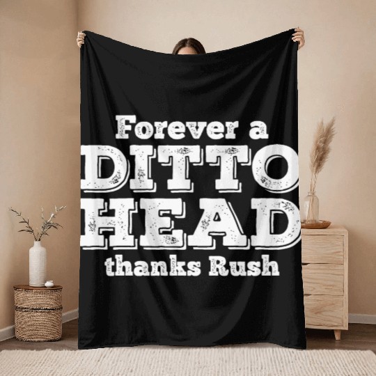 Ditto Head Rush Tribute Throw Blankets