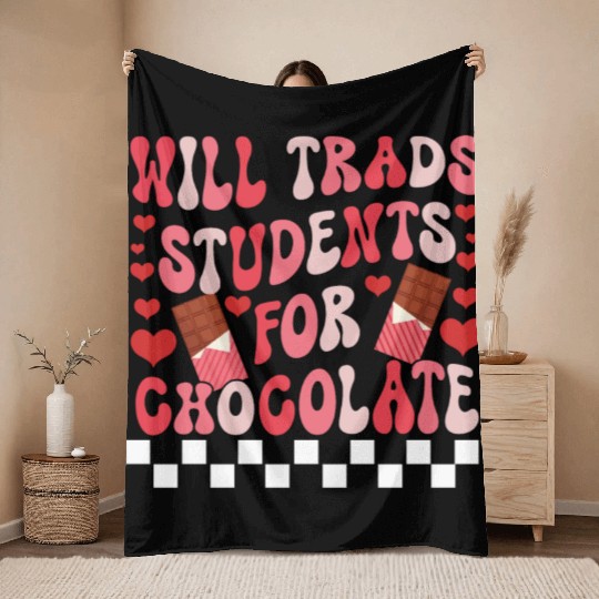 Student Swaps: Chocolate Edition Throw Blankets