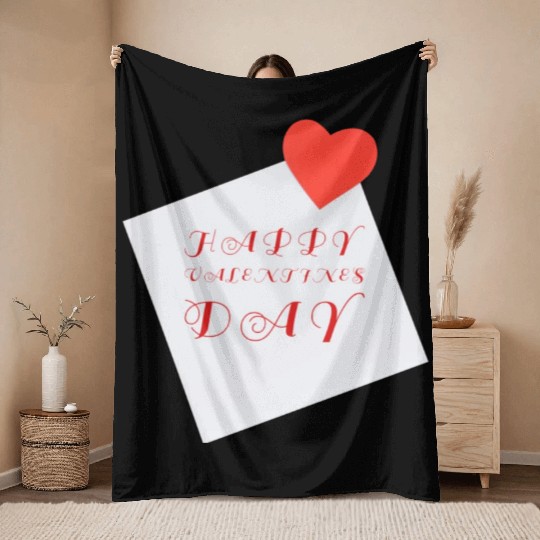 Valentine's Day Throw Blankets