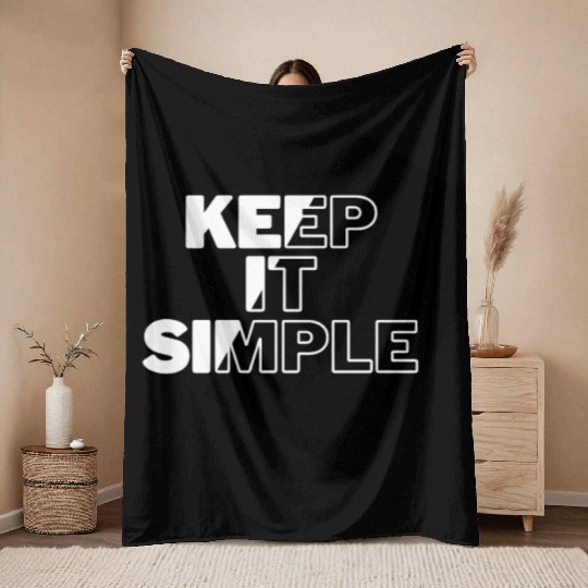 Simply Elegant: Keep It Simple Design Throw Blankets