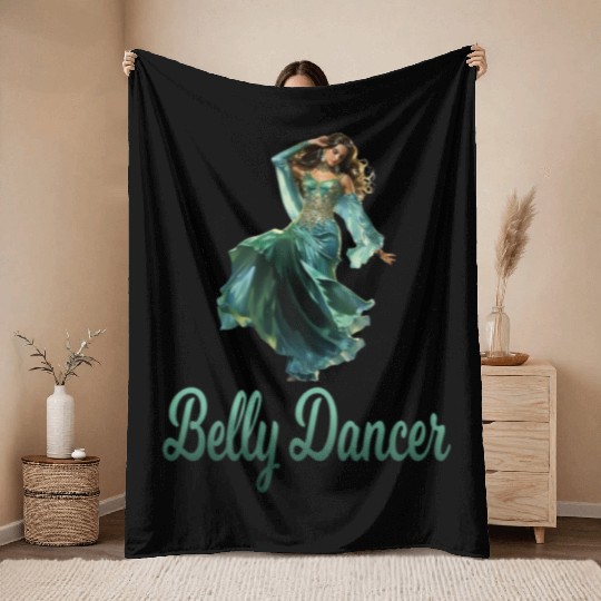 Belly Dancing Belly Dancer Belly Dance Classes Throw Blankets