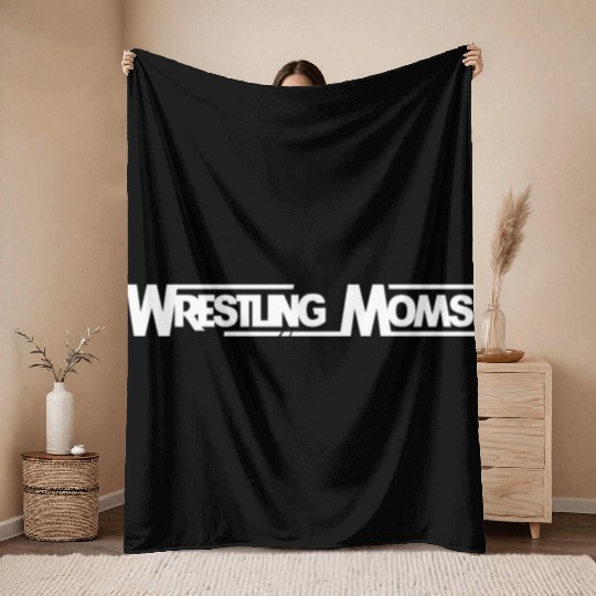 Wrestling Mom Passion Is Gift Best Design Throw Blankets