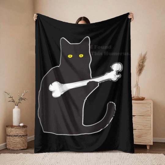 I Found This Humerus Throw Blankets