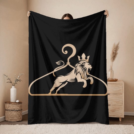 Lion Fashion Throw Blankets