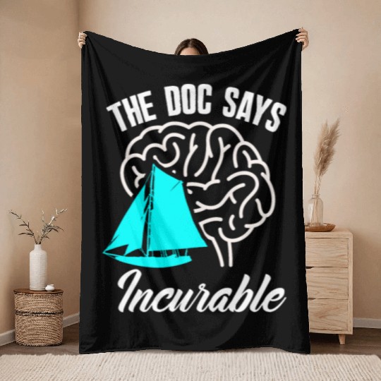 Sailor Sailing Doctor Incurable Throw Blankets