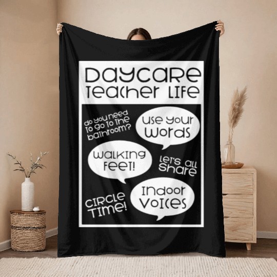 Daycare Teacher Gift Daycare Provider Gifts Throw Blankets