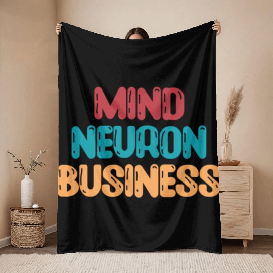 I'm A Brain Doctor And I Lobe It Funny Neuro Throw Blankets