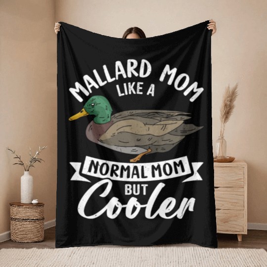 Mallard Duck Throw Blankets