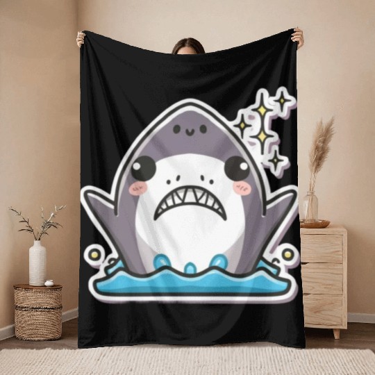 Shark Lover Throw Blankets