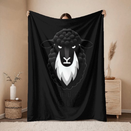 Black Sheep Throw Blankets