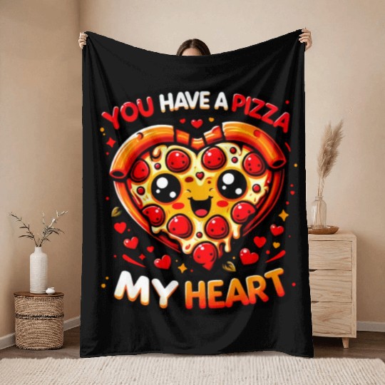 You Have a Pizza My Heart: Whimsical & Cheesy Throw Blankets