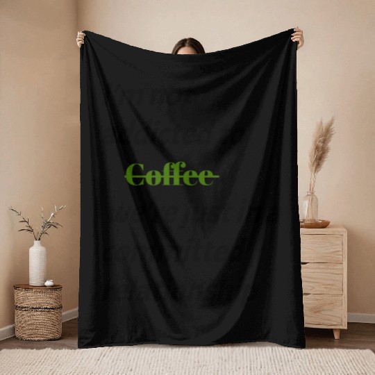 "Caffeine Chronicles: Embracing the Art and Ritual Throw Blankets