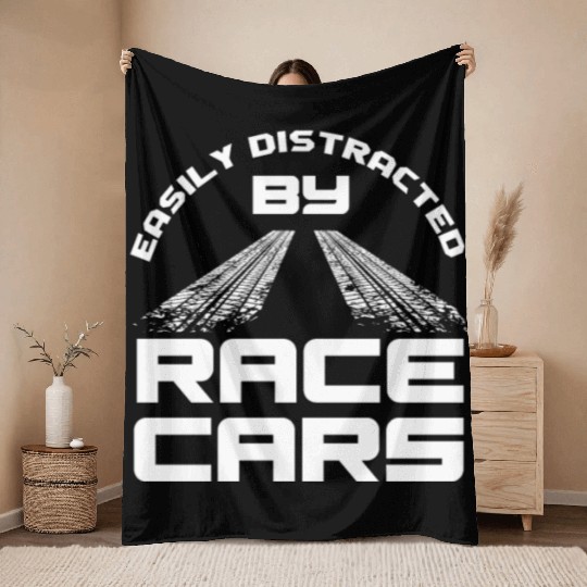 Funny Drag Race Drag Racing Gift Throw Blankets