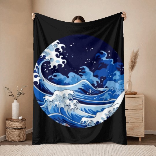 japan Throw Blankets