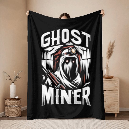 Cowboy Barn Bull Rider Rodeo Country Western Gift Throw Blankets