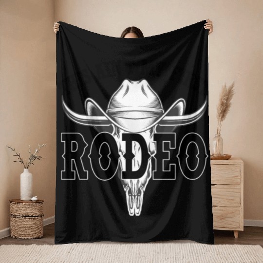 this ain't my first rodeo Throw Blankets