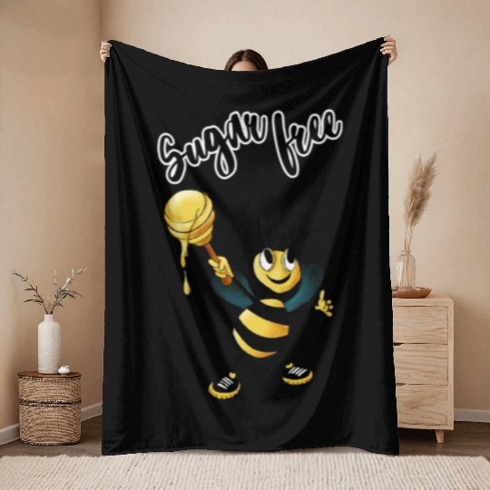 "Bee Inspired: Nature's Architects" Throw Blankets