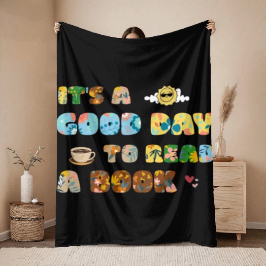 Book Lover Women's day Throw Blankets