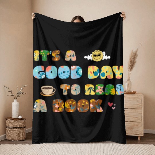 Book Lover Women's day Throw Blankets