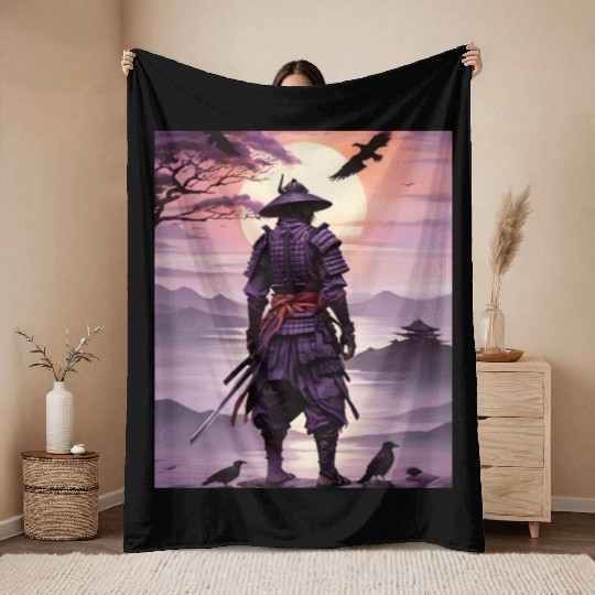 The Samurai's Last Stand, Twilight Blades Throw Blankets