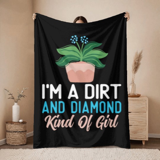 Plant Mom Life Throw Blankets