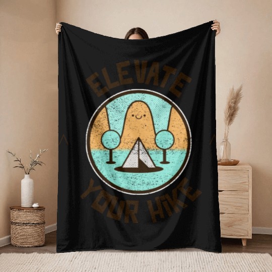 logo generator for Dolomite Hiking Throw Blankets