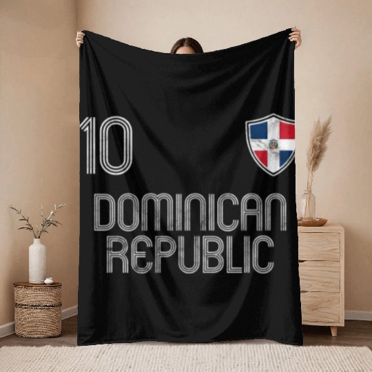 Dominican Republic Throw Blankets