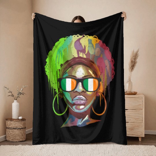 Ireland Throw Blankets