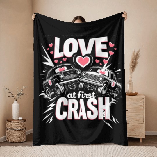 Demo Derby Demolition Derby Demolition Derby Lover Throw Blankets